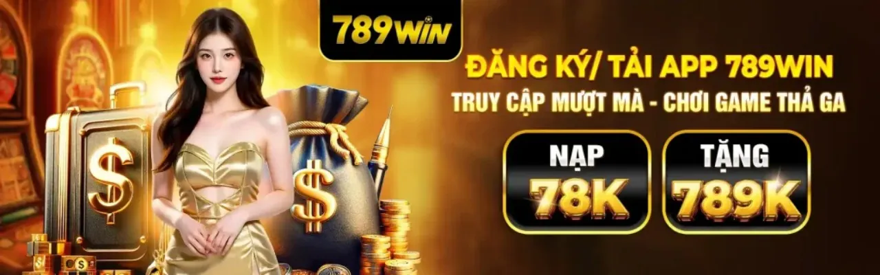 Giao diện đăng nhập an toàn 789b với màu xanh lá và vàng kim